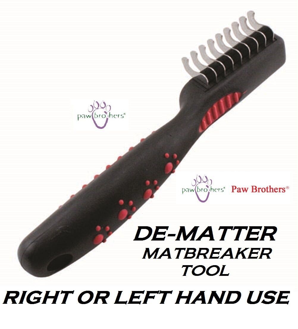 Dog Cat Hair Coat Mat Breaker DE-MATTER DESHEDDING TOOL Razor 9 Blade CO... - $12.99