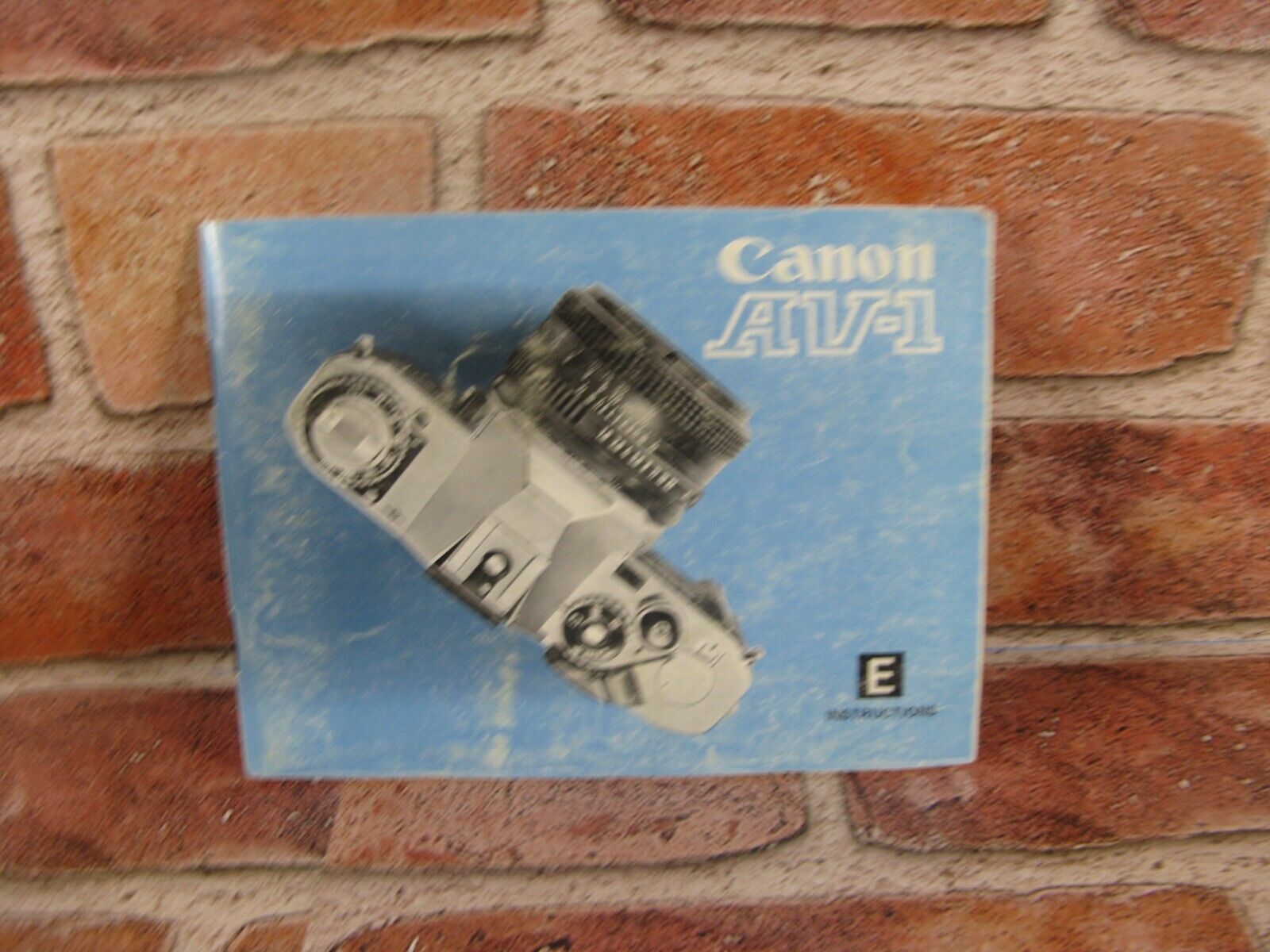 Canon AV-1 Camera Instruction Manual - £7.41 GBP