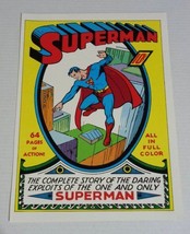 Vintage original 1970&#39;s DC Comics Superman 1 comic book cover art pin-up poster - £29.76 GBP