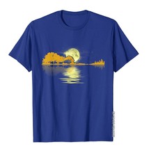 Guitar Lake Shadow Love Guitar T-Shirt T-Shirt Cotton Male T Shirt Tight Tops Sh - £70.83 GBP