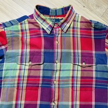 Polo Ralph Lauren XL Long Sleeve Button Front Shirt Multi Color - $24.00