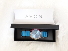 AVON Counting Critters Silicone Watch &quot;BLUE&quot; (Quartz movement, Stretch B... - £11.90 GBP