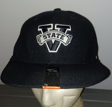 Valdosta State Blazers Flex Fitted Nike Hat Stretch Flat Bill Cap Black M/L - £11.76 GBP