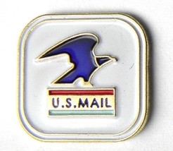 US MAIL SERVICE POSTAL USA AMERICA LOGO LAPEL PIN BADGE 3/4 INCH - £4.35 GBP