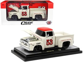 1956 Ford F-100 Pickup Truck Wimbledon White with Red Top &quot;Crane Cams&quot; Limited - £45.17 GBP