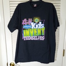Vtg 4-H T Shirt Size XL &quot;Where Kids Invent Themselves&quot; University of Ill... - $21.95