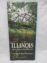 Illinois Official Highway Map 2001-2002 George H Ryan Governor - $15.52 CAD