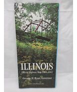 Illinois Official Highway Map 2001-2002 George H Ryan Governor - €9,51 EUR