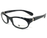 Bugatti Eyeglasses Frames ETTORE odotype 331-31 Polished Black Oval 47-2... - $121.56