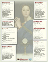 Traditional Catholic Prayers, 8.5 x 11 inch Print - $12.95