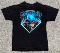 MYSTERIO T Shirt-Black-Spider Man Far From Home-Graphic Tee-Marvel-S - £7.47 GBP