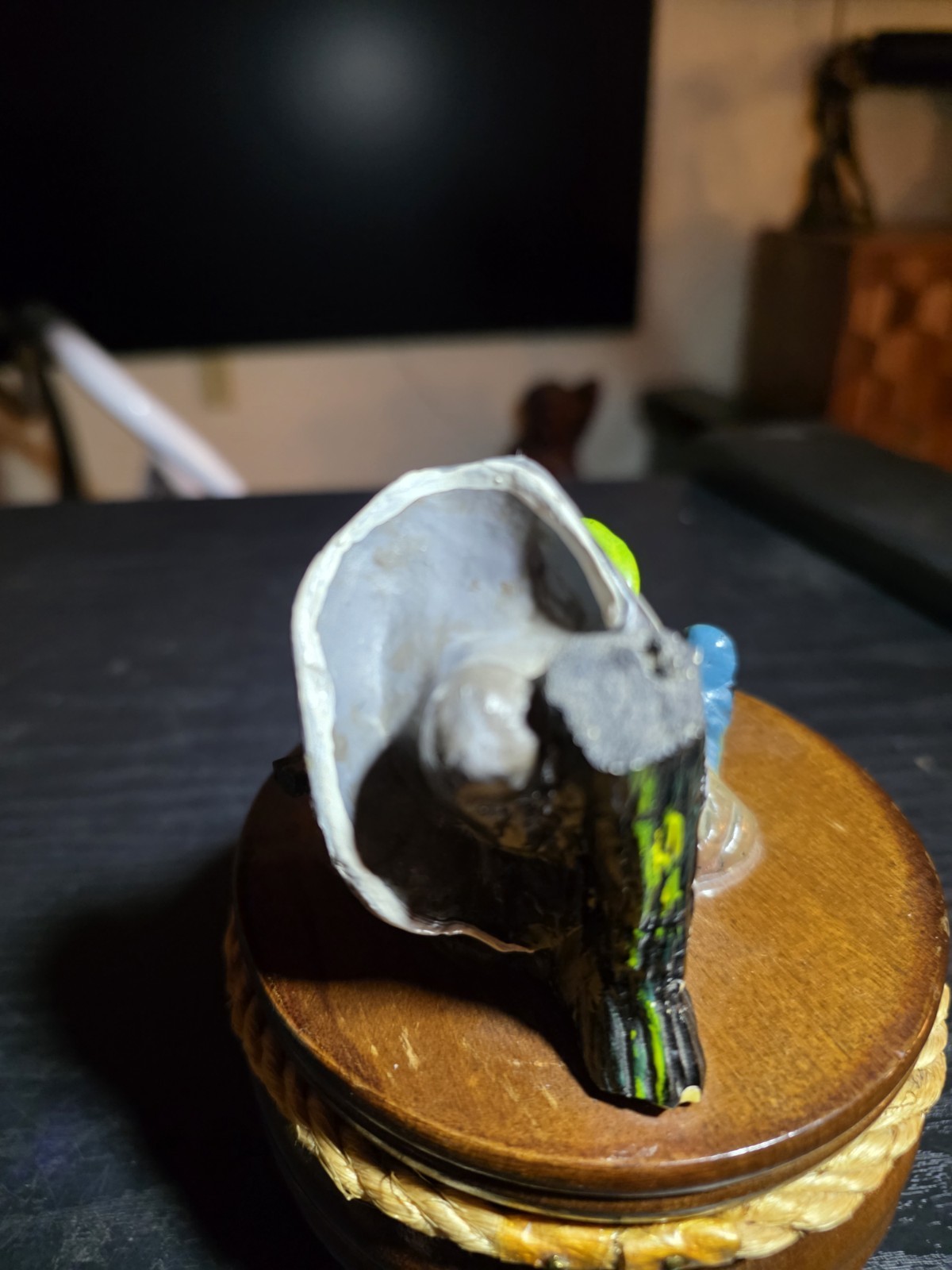 *READ 1979 Frog Cowboy Music Box Annette Little Original Sculpture Enesco Japan Item image 6