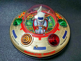 MASUDAYA UFO Galactic Disk X-7 Made in Japan Vintage Flying Saucer - $231.53