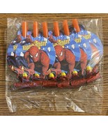 Spider-Man Party Supplies Happy Birthday Blowouts 6 ct - £1.96 GBP