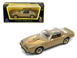 1979 Pontiac Firebird T/A Trans Am Gold 1/43 Diecast Model Car by Road Signature - £20.43 GBP
