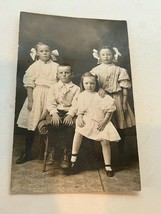 Real Photo Postcard antique 1900s vtg Post Card Haunted Ghost Creepy children CN - £13.38 GBP