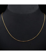 22k Hallmark Sincere Gold 17" Link Chain Stepdad Gift Gift For Fiance Jewelry - £705.55 GBP