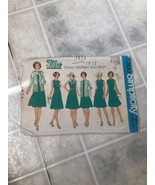 Vtg 1976 Dress Cardigan Scarf Simplicity 7360 Sewing Pattern Sz 10.5 &amp;  ... - £14.56 GBP