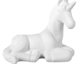 6 Pack - Bisque Imports Figurines Lily The Unicorn - Ready To Paint - No Firing - £37.49 GBP