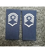 USAF Epaulets (2) U.S. Air Force Master Sergeant Rank Shoulder NEW patch - £7.81 GBP