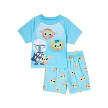 Star Wars Baby Yoda Mandalorian The Child Toddler Boy Pajama 2-Piece Size 2T NEW - £14.86 GBP