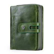 Contacts&#39;s 2022 Women Short Wallets Leather Woman Wallet Zipper Coin Purse With  - £39.55 GBP