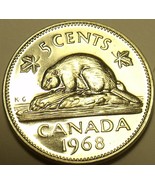 1968 Proof Canada 5 Cent ~ Beaver Nickel ~ We Have Canadian Coins-
show ... - £3.49 GBP