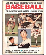  BASEBALL YEARBOOK 1965  Mantle Allen Chance Gibson Robinson cover    EXMT  - £7.40 GBP