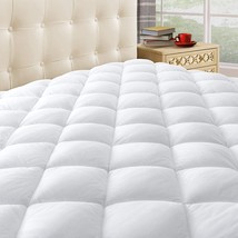 Taupiri Full Quilted Mattress Pad Cover with Deep Pocket (8&quot;-21&quot;), Cooli... - £29.09 GBP