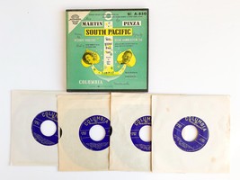Vintage &quot;South Pacific&quot; Boxed Set - 45 rpm Vinyl Records in Original Box - £11.28 GBP