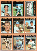 1971 Topps Chicago White Sox Team Lot 18 dif Wilbur Wood Team Card Bill Melton ! - £15.70 GBP