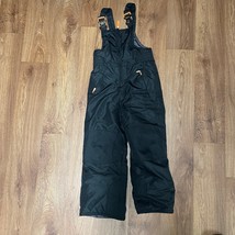 Champion Kids Black Ski Bib Size 4-5/Extra Small/XS Waterproof Snow Pants - $25.74