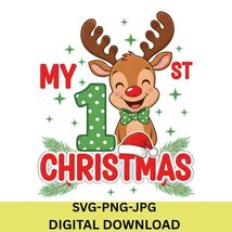 Baby My First Christmas PNG: holiday art (Digital Download) - €1,67 EUR