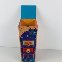 Laurel Burch Ganz Wooden Jewelry Box Trinket Chest 3-Drawer Cat Cabinet Tower - £75.17 GBP