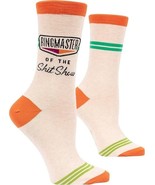 Blue Q Women&#39;s Funny Novelty Crew Sock Ringmaster of the Sh*t Show (size... - $18.98 CAD