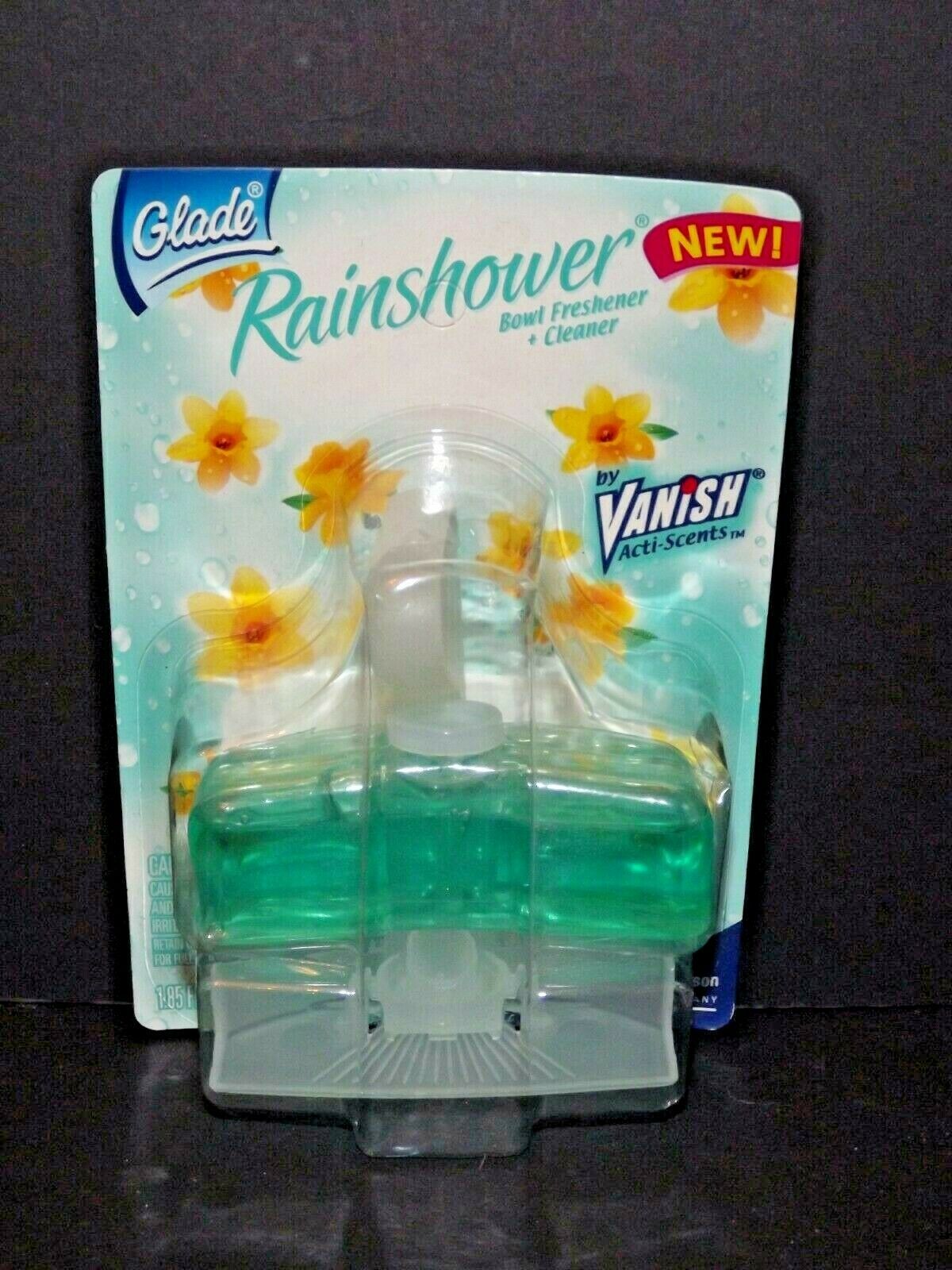 Glade Rainshower Toilet Bowl Freshener Cleaner Vanish Acti-Scents New (N) - $20.48