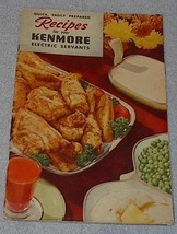 Old Vintage Kenmore Electric Servants Recipe Cookbook 1950 - £4.75 GBP