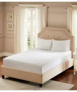 Smart Cool Microfiber Coolmax Mattress Pad White Queen 80&quot; L x 60&quot; W - $58.05 CAD