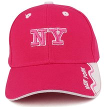 Trendy Apparel Shop Infants New York 3D Embroidered Structured Baseball Cap - Bl - £11.95 GBP