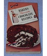 Baker&#39;s Favorite Chocolate Recipes Cookbook - $109.30 MXN