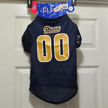 New Hunter Pet Gear St. Louis Rams 00 Dog Jersey Sz L - $19.32 CAD