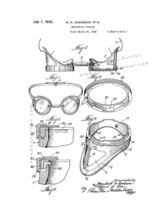 Industrial Goggles Patent Print - White - £6.25 GBP+