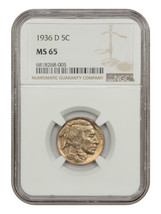 1936-D 5C NGC MS65 - £120.02 GBP