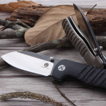 Folding Pocket Knife |  AUS-8 Blade Steel | G10 Handle | Ball Bearings | USA - £63.74 GBP