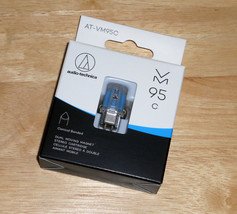 Audio Technica AT-VM95C Dual Moving Magnet Turntable Cartridge w/ Stylus 1/2&quot; Mt - £31.00 GBP