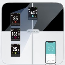 Lepulse Tft Display Body Fat Scale, Wifi Bmi Smart Weight Scale With Body Fat, - £81.47 GBP