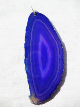 Xl Rich Deep Purple Druzy Agate Chakra Stone Pendant - £10.36 GBP