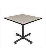 Regency 36 In. Square Kobe X Base Lunchroom Table - Maple - $7,585.43 MXN