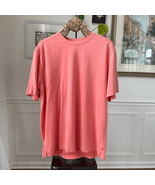 Tommy Bahama Short Sleeve Tshirt Soft Salmon Coral Orange XL - $24.48