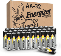 Energizer AA Batteries, Alkaline Power Double a Battery Alkaline, 32 Count - $36.60